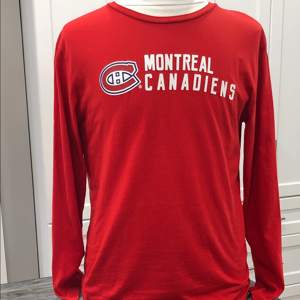 🏒NHL Montreal Canadiens Long-Sleeve Shirt – Size Medium (Unisex)